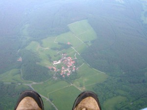 Kilianshof Rhön aus der Luft